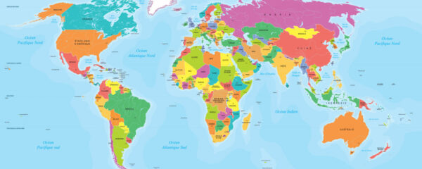 Carte du monde politique